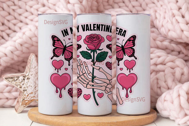 Edgy Valentine 20oz Tumbler Wrap Sublimation DesignSVG 