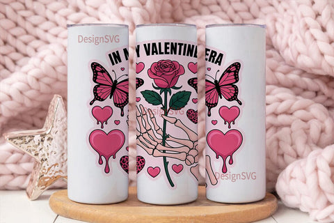 Edgy Valentine 20oz Tumbler Wrap Sublimation DesignSVG 