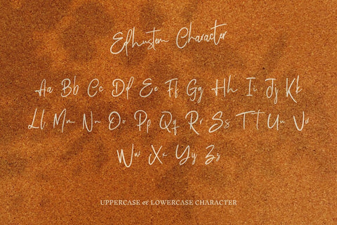 Edhustem Signature Typeface Font Fadeline Std. 