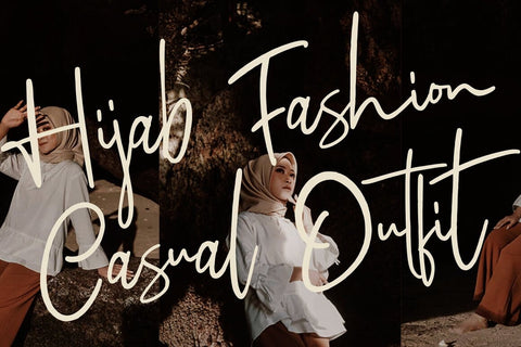 Edhustem Signature Typeface Font Fadeline Std. 