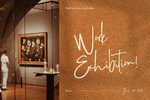 Edhustem Signature Typeface Font Fadeline Std. 