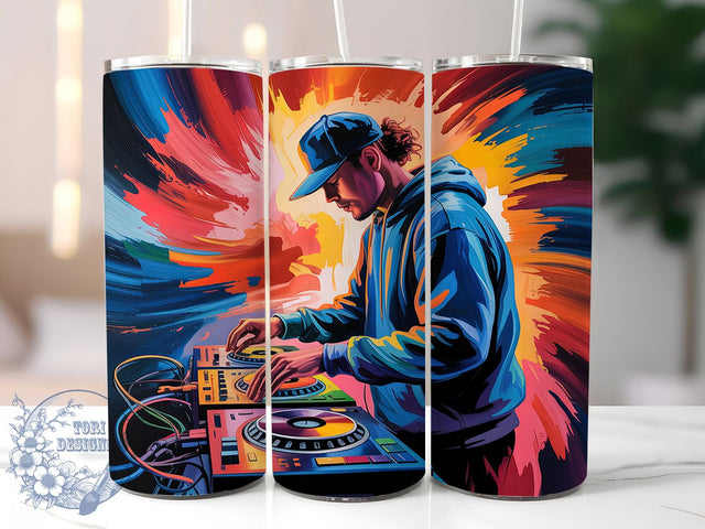 EDM DJ Party Tumbler Wrap, Music Stage Sublimation, 20oz Tumbler Design, Party Vibes Tumbler, EDM DJ Wrap, Live Music Sublimation, Nightclub DJ Tumbler Sublimation ToriDesigns 