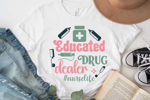 Educated drug dealer#nurselife SVG Angelina750 