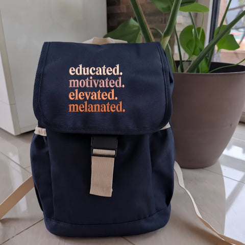 Educated Motivated Elevated Melanated Embroidery Design – Black Girl Empowerment Inspirational Machine Embroidery File Embroidery/Applique DESIGNS PatternFeed8 