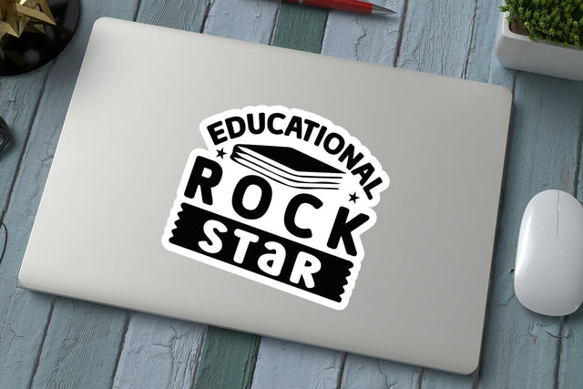 Educational Rock Star SVG Angelina750 