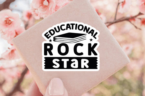 Educational Rock Star SVG Angelina750 