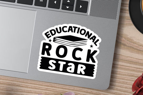 Educational Rock Star SVG Angelina750 