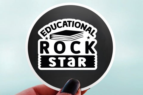 Educational Rock Star SVG Angelina750 