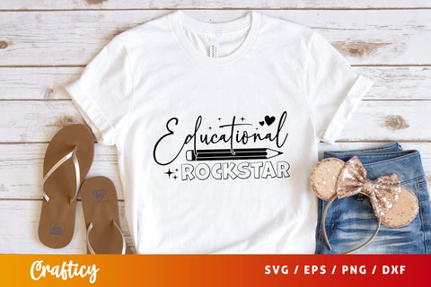 Educational rockstar Svg Design SVG Designangry 