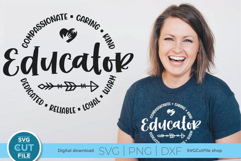 Educator svg, Teacher appreciation svg, teacher team crew or staff SVG SVG Cut File 