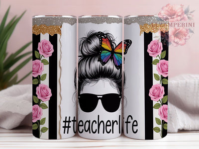 Educator's Inspiration Teacher Tumbler, Education Life Present, Teaching Staff Design, Classroom Gift Cup, School Teacher Gift, Educator Present, Sublimation Template Sublimation Li Zamperini 