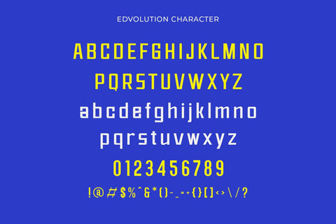 Edvolution - Modern Sans Serif Font studioalmeera 