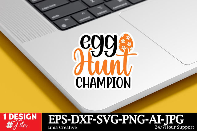 Egg Hunt Champion Sticker ,Easter SVG ,Easter Bunny Sticker PNG,Easter Sublimation,Rabbit Silhoutee,EAster SVG Cut File,Easter Sticker Bundle SVG Insomnia Std 