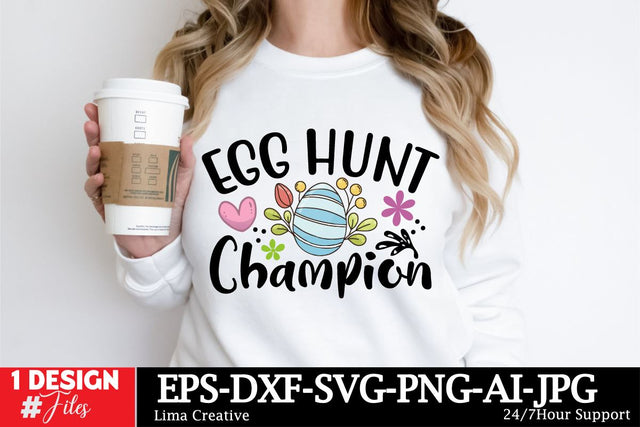 Egg Hunt Champion SVG Cut File SVG Insomnia Std 