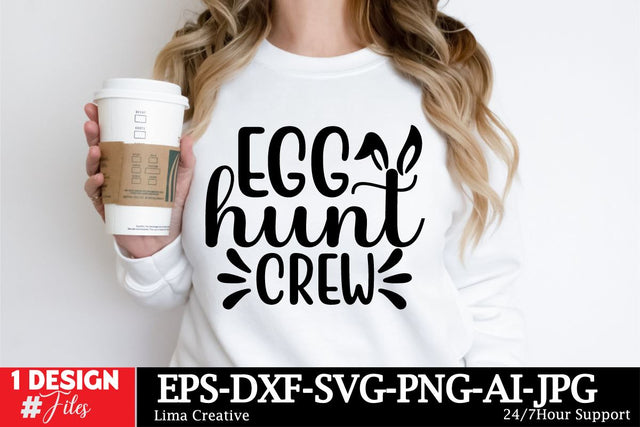 Egg Hunt Crew SVG Cut File SVG Insomnia Std 