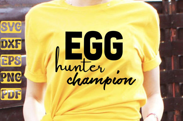 Egg Hunter Champion SVG nirmal108roy 