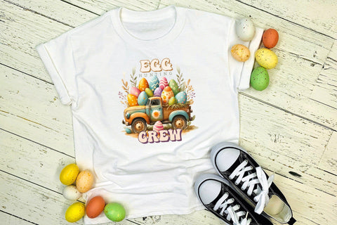 Egg Hunting Crew - Easter Sublimation Sublimation CraftLabSVG 