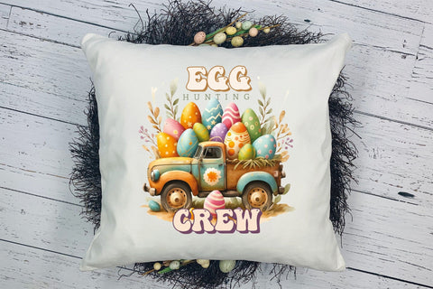 Egg Hunting Crew - Easter Sublimation Sublimation CraftLabSVG 
