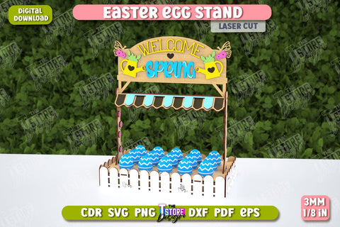 Egg Stand for Easter Bundle | Easter Bunny | Easter Egg Holder | CNC Files SVG The T Store Design 
