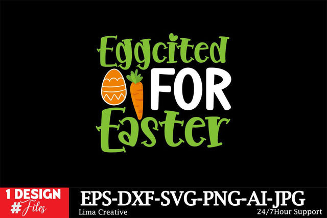 Eggcited For Easter SVG Cut File SVG Insomnia Std 