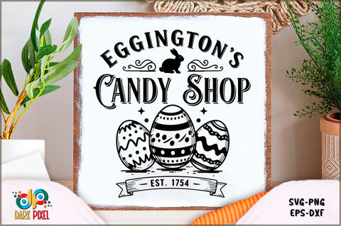 Eggington's Est. 1754 Candy Shop SVG Sublimation Shetara Begum 