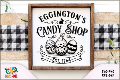 Eggington's Est. 1754 Candy Shop SVG Sublimation Shetara Begum 