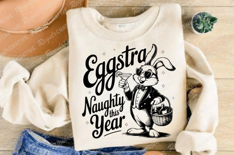 Eggstra Naughty This Year SVG Design SVG Regulrcrative 