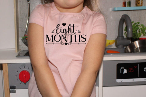 Eight Months SVG Design SVG Designangry 