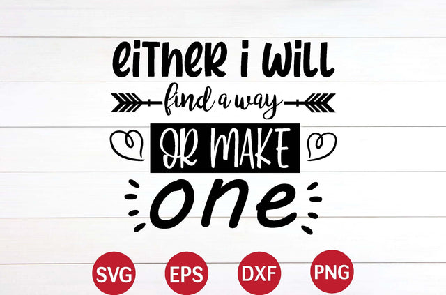 either i will find a way or make one svg SVG designer krishna 