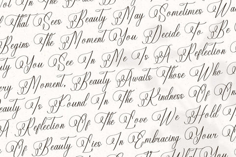 Eladorna Gladiota - Beauty Calligraphy Script SVG Letterena Studios 