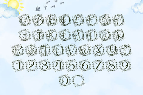 Elarose Font Dm Letter Studio 