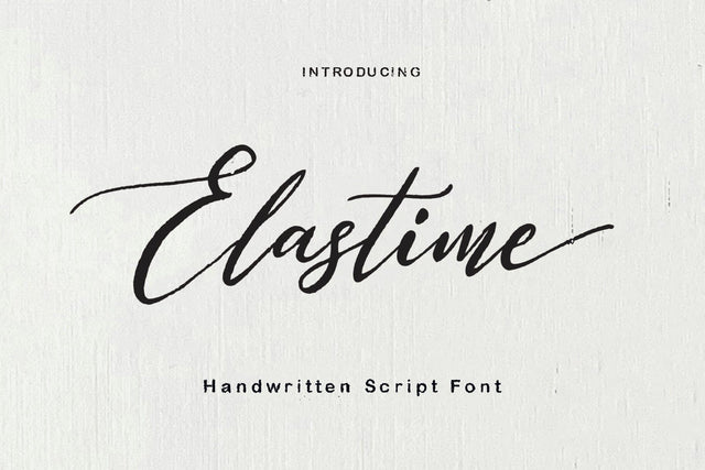 Elastime Font Sulthan studio 