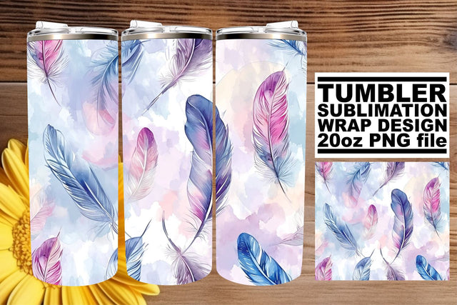 Electric Plume Dream Tumbler Wrap 20oz Sublimation afrosvg 