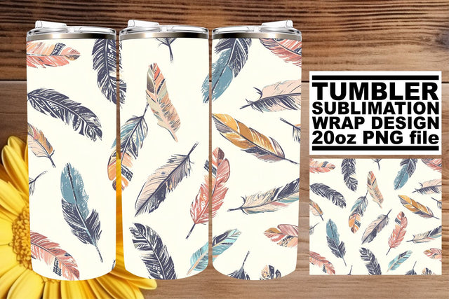 Electric Plume Paradise Tumbler Wrap 20oz Sublimation afrosvg 