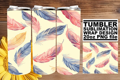 Electric Plume Wonder Tumbler Wrap 20oz Sublimation afrosvg 
