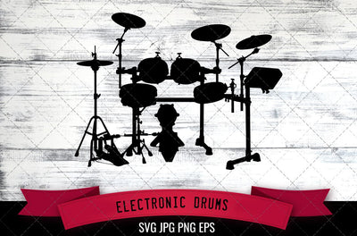 Electronic Drum SVG, Musical Instrument SVG SVG Loveleen Kaur 