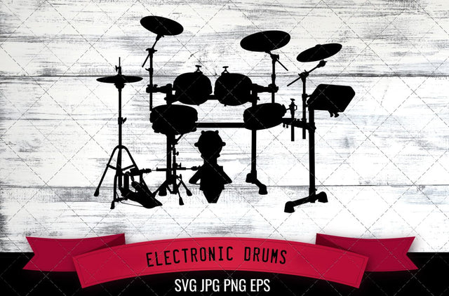 Electronic Drum SVG, Musical Instrument SVG SVG Loveleen Kaur 