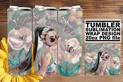 Elegant 20oz wrap, enhance your sublimation experience! , Woman Sublimation afrosvg 