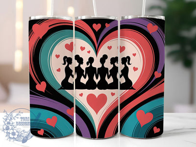 Elegant Afro Silhouette Tumbler, Silhouette Art, Cultural Design, Elegant Style, Tumbler Wrap, Sublimation Design, 20oz Tumbler Sublimation ToriDesigns 