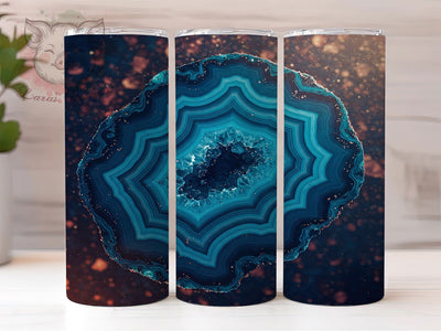 Elegant Agate Marble Tumbler Wrap, Green Marble Tumbler, Blue Stone Design, Elegant Tumbler Wrap, Luxury Marble Cup, Abstract Gemstone Mug, Sublimation Tumbler Wrap Sublimation Lara' s Designs 