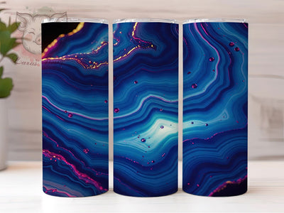 Elegant Agate Marble Tumbler Wrap, Green Marble Tumbler, Blue Stone Design, Elegant Tumbler Wrap, Luxury Marble Cup, Abstract Gemstone Mug, Sublimation Tumbler Wrap Sublimation Lara' s Designs 