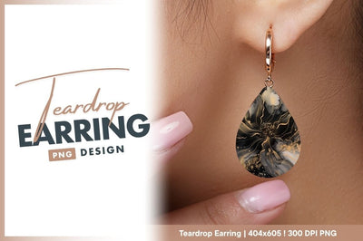Elegant black and gold abstract floral design Sublimation Regulrcrative 