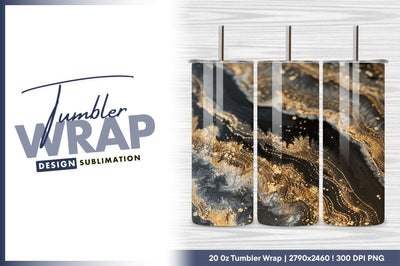 Elegant black and gold marble abstract art Sublimation Regulrcrative 