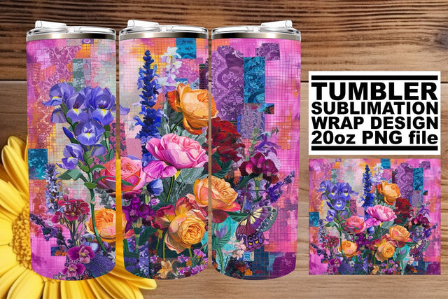 Elegant Blossom Symphony: Symphony of elegance in blooms Sublimation afrosvg 