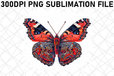 Elegant Butterfly Flight Sublimation afrosvg 