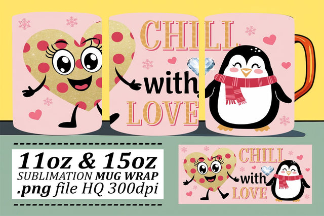 Elegant designs for mugs, impress your guests! , Valentines Sublimation afrosvg 