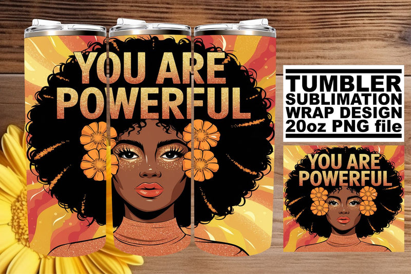 Elegant designs wrap, perfect for drinkware customization! , Afro Woman Sublimation afrosvg 