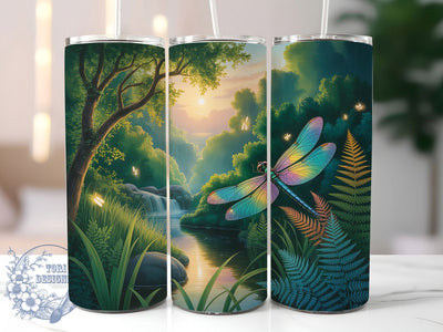 Elegant Dragonfly 20oz Tumbler, Nature Inspired Sublimation PNG, Elegant Dragonfly Design, 20oz Insect Wrap, Stylish Bug PNG, Inspirational Dragonfly Tumbler, Artistic Dragonfly Sublimation Sublimation ToriDesigns 