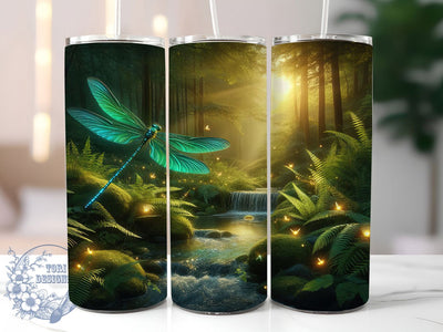 Elegant Dragonfly 20oz Tumbler, Nature Inspired Sublimation PNG, Elegant Dragonfly Design, 20oz Insect Wrap, Stylish Bug PNG, Inspirational Dragonfly Tumbler, Artistic Dragonfly Sublimation Sublimation ToriDesigns 