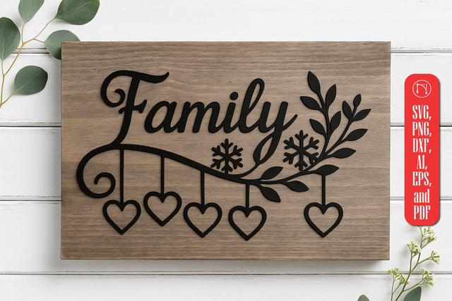 Elegant Family Name Frame SVG SVG MD JOYNAL ABDIN 